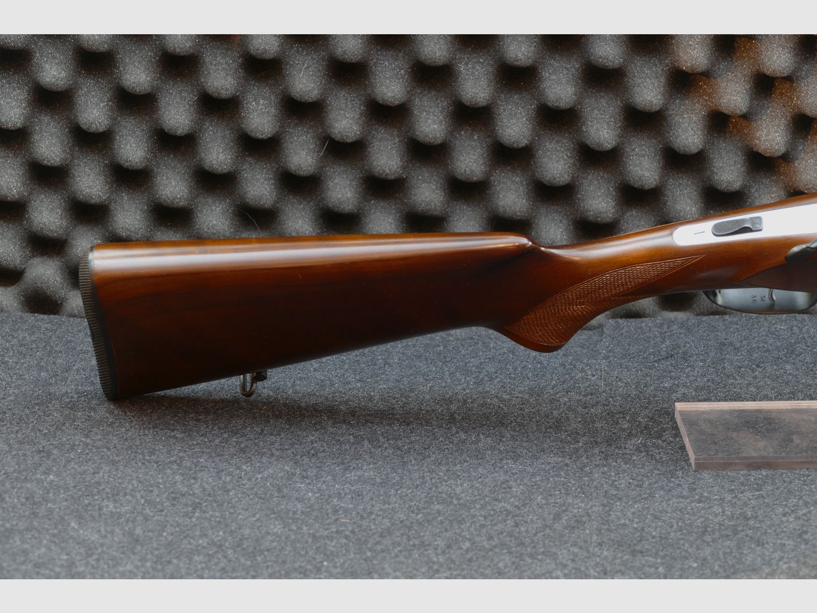 Luger – Bockdoppelflinte, Kal. 12/70, Stahlschrot bis 3,25mm