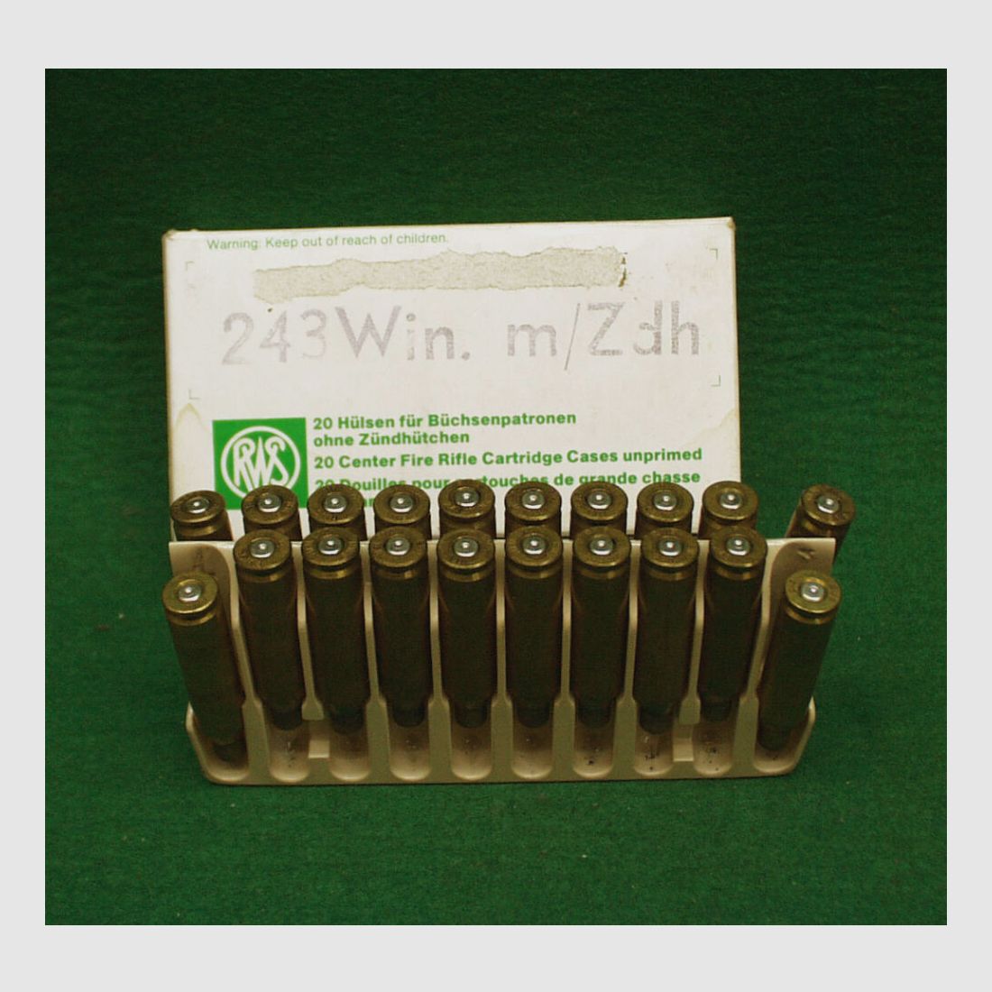RWS Bossoli .243 Win., usati