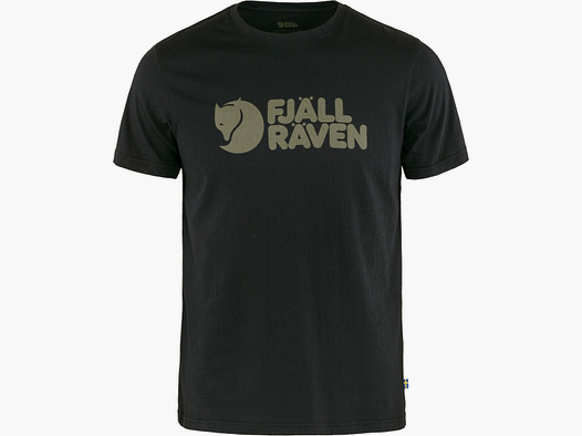 FJÄLLRÄVEN Logo T-shirt M Black