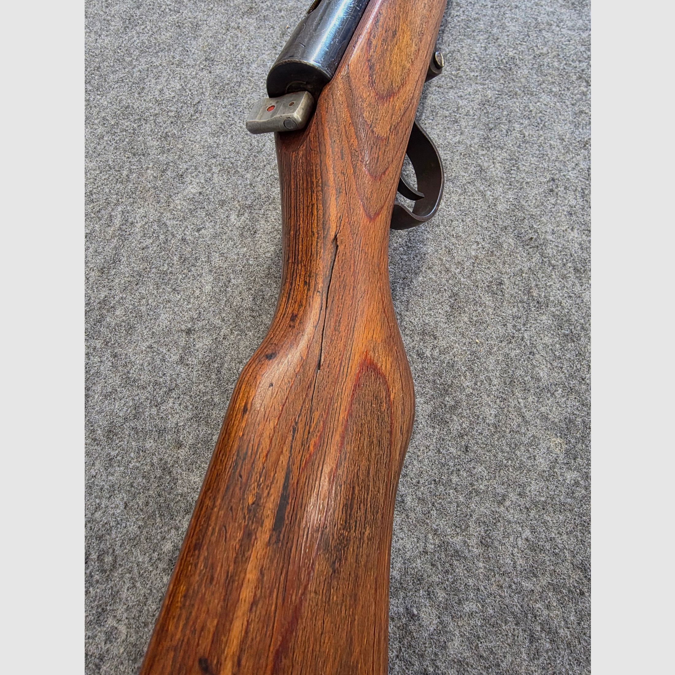 Haenel Mod. 49a z kolbą z drewna warstwowego z 1957 roku w dobrym stanie, samopowtarzalny, nie 310