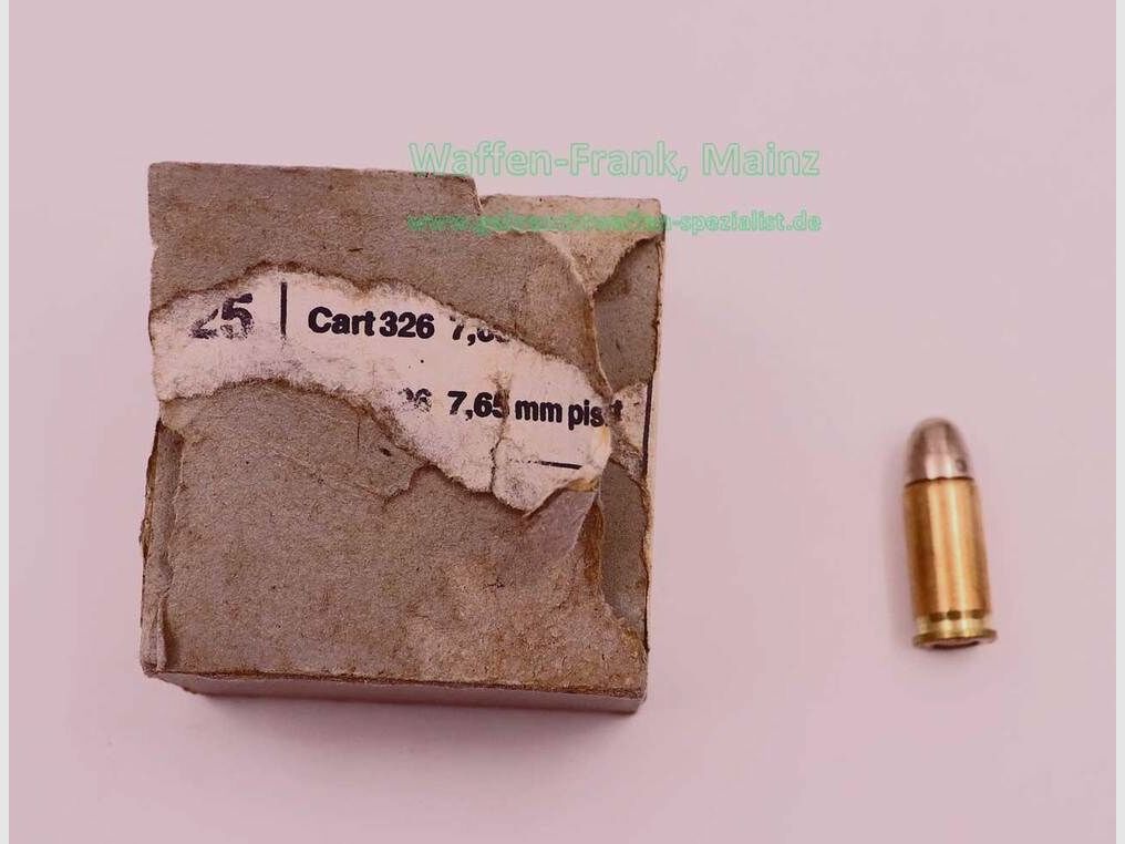 Weapons & Ammunition Works Thun CH Pistol Ammunition 7.65mm Browning/.32ACP