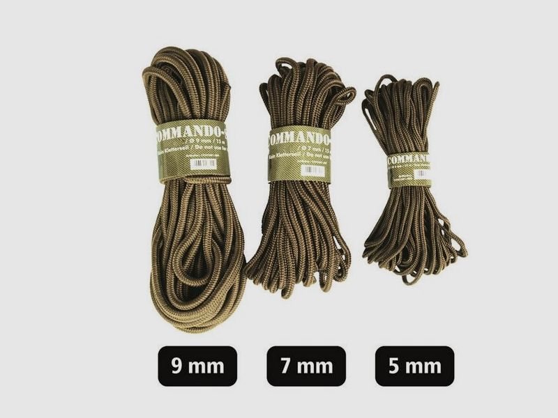 COMMANDO-SEIL COYOTE 9MM x 15 METER
