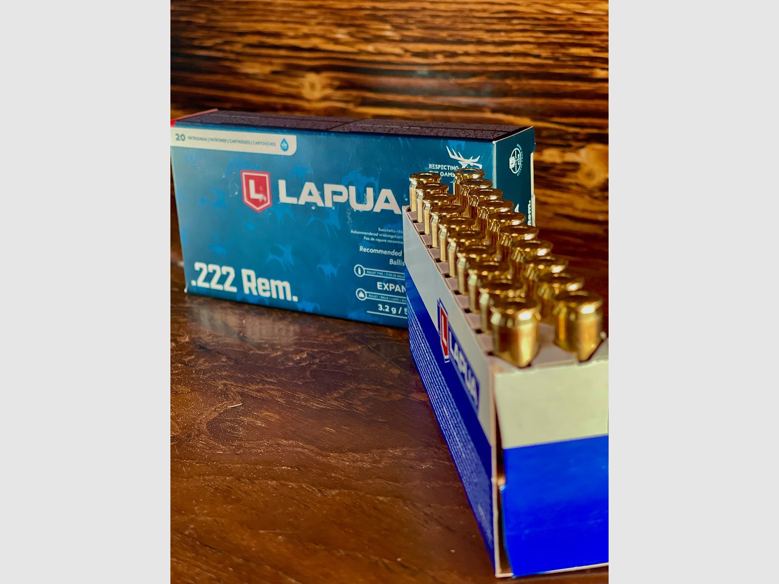 Lapua .222Rem. 3,6g (55 grs), image 2 sur 2