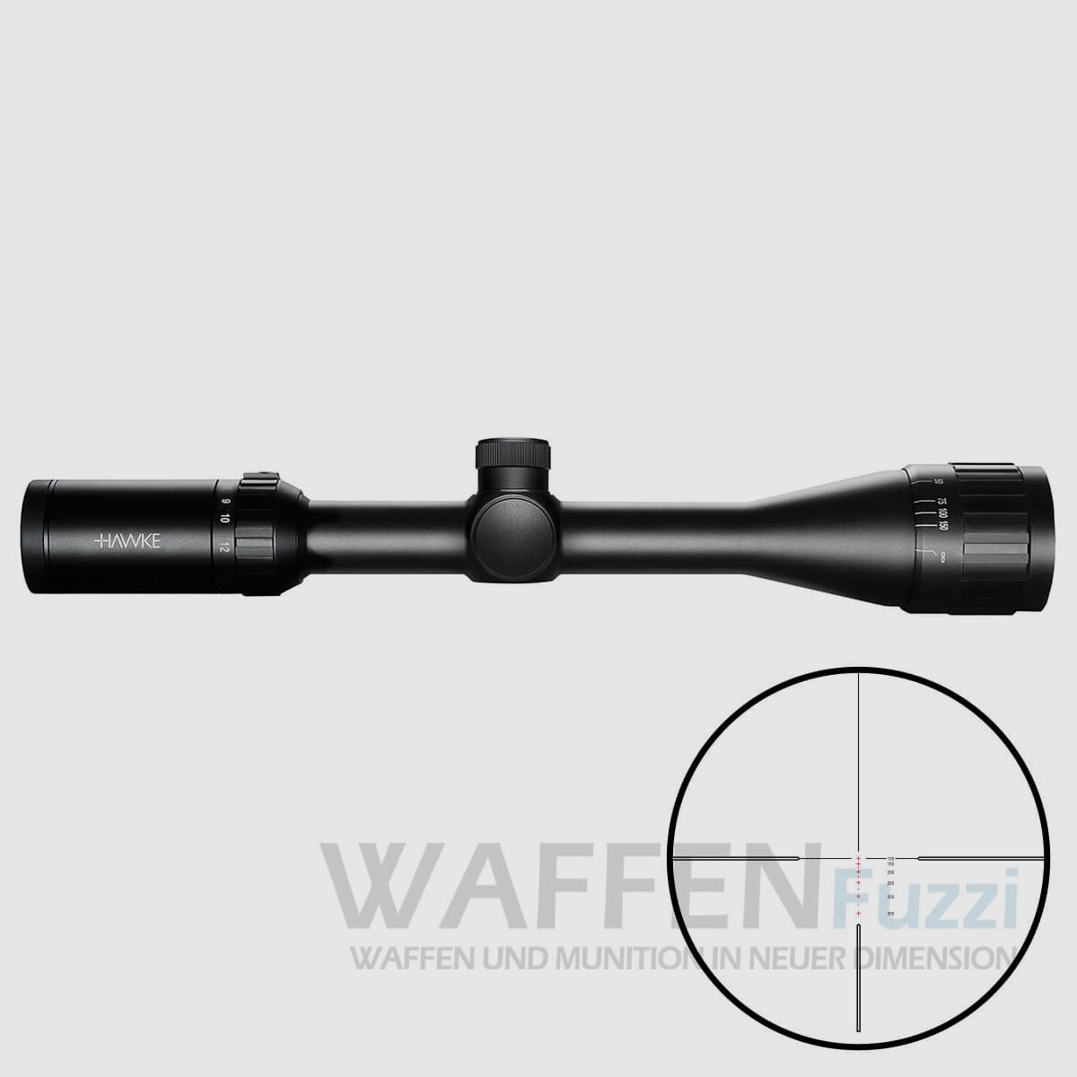 Hawke Vantage IR 4-12×40AO RIMFIRE .17 HMR Red / Green Reticle