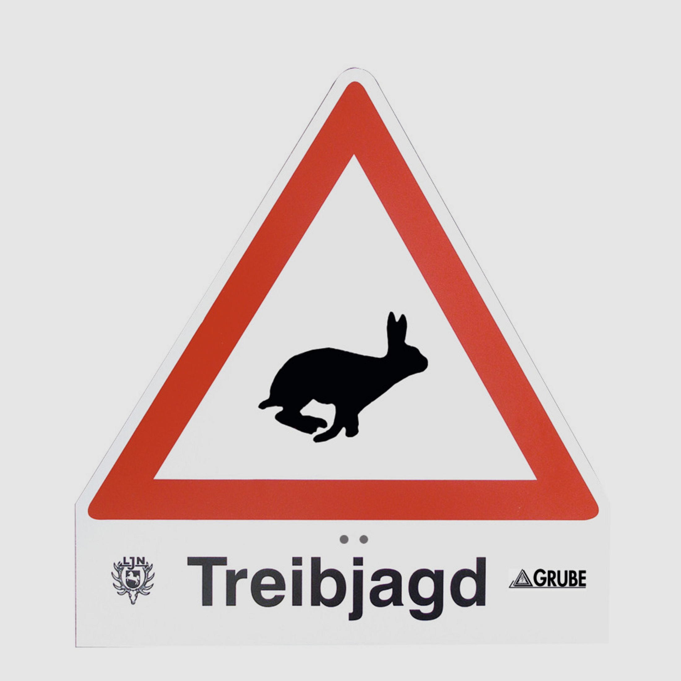 Treibjagdschild Light Hase