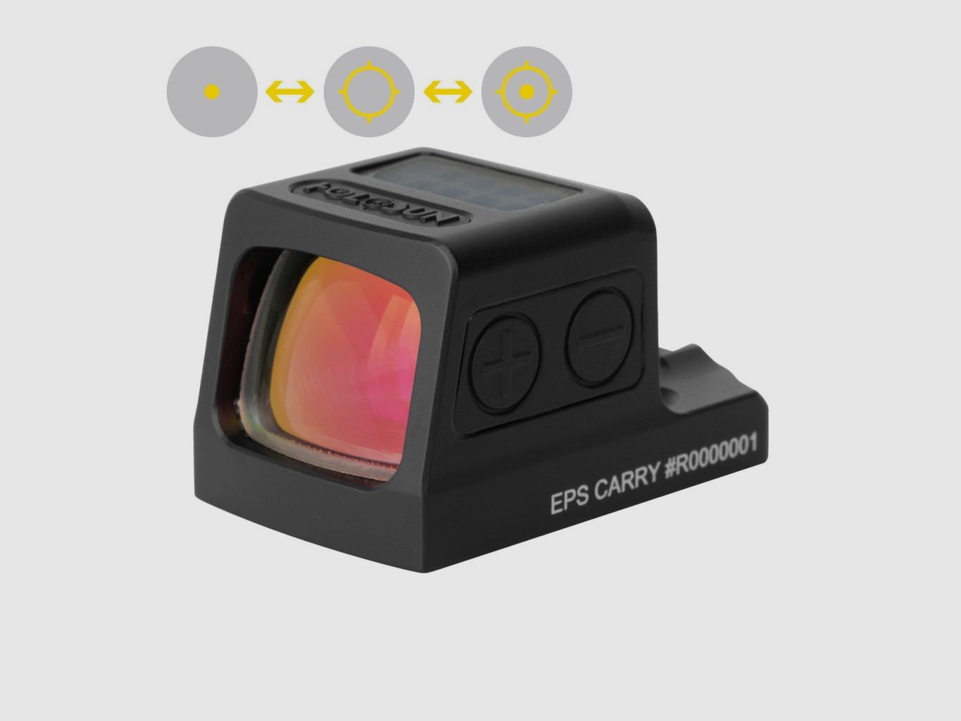 Holosun Reflexvisier EPS-CARRY-GD-MRS mit goldenem Wechselabsehen: 2MOA Dot, 32MOA Circledot & 32MOA Circle, Bild 1 von 9