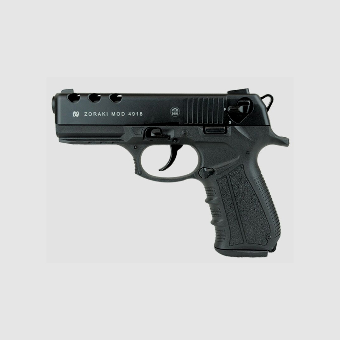 Zoraki	 4918 Schwarz, 18 Schuss