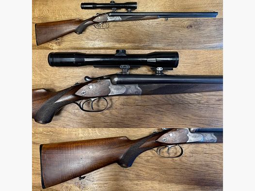 Sauer & Sohn Suhl Drilling with Zeiss Scope 1942