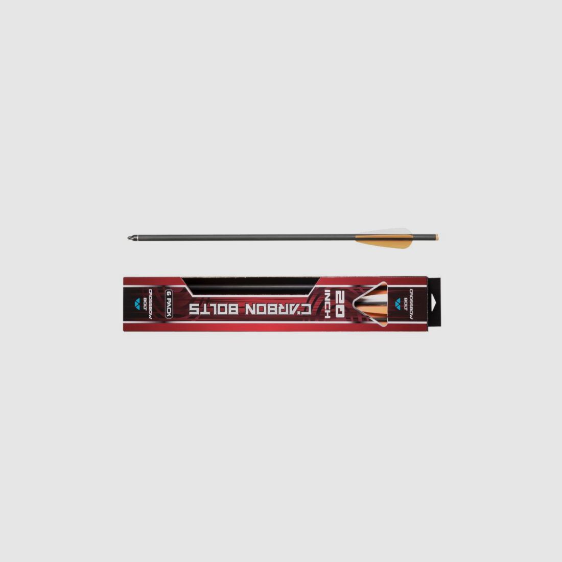MK Frecce per arbalete 20" in carbonio 6 pz., immagine 1 di 2
