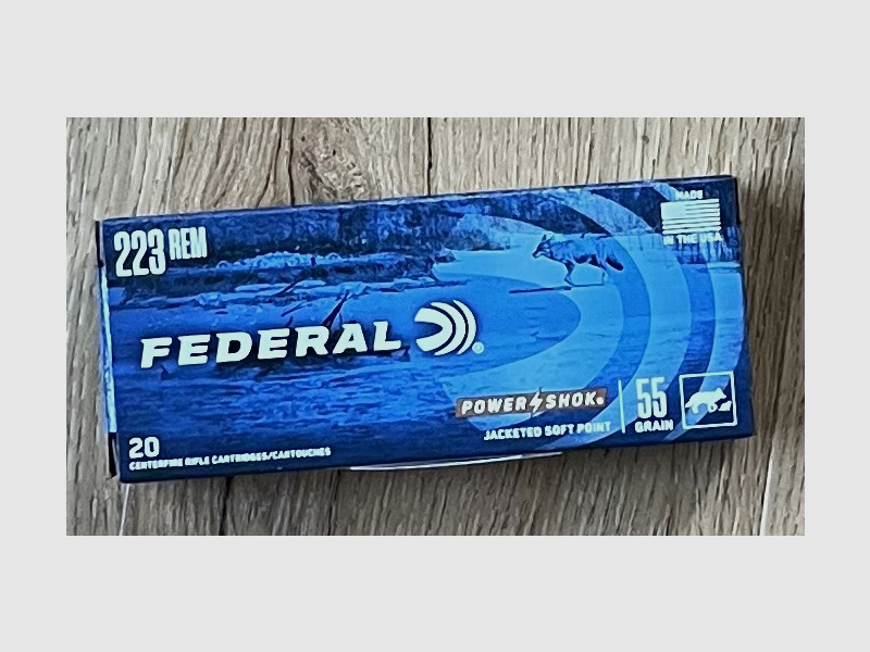 223rem Federal Power Shok 55grain