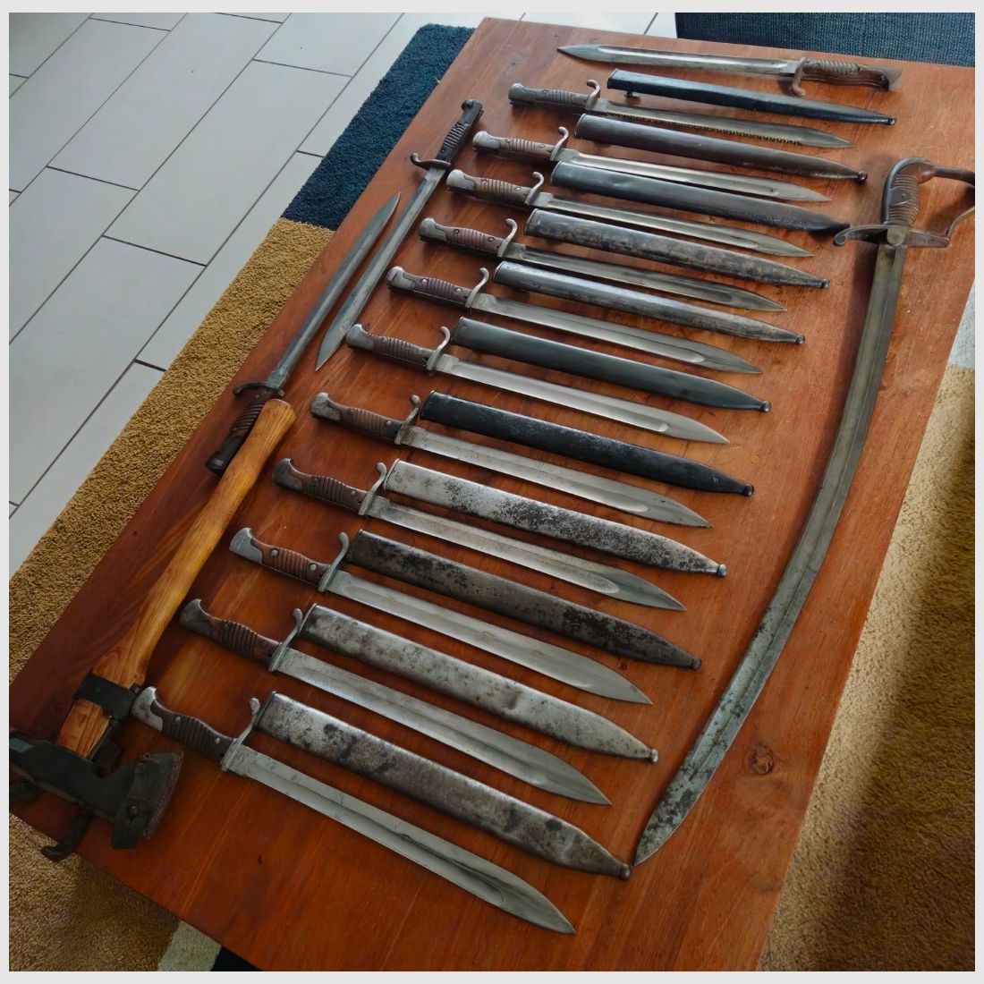 98/05 Bajonett, Säbel Wk1 Wk2 Seitengewehr 84/89