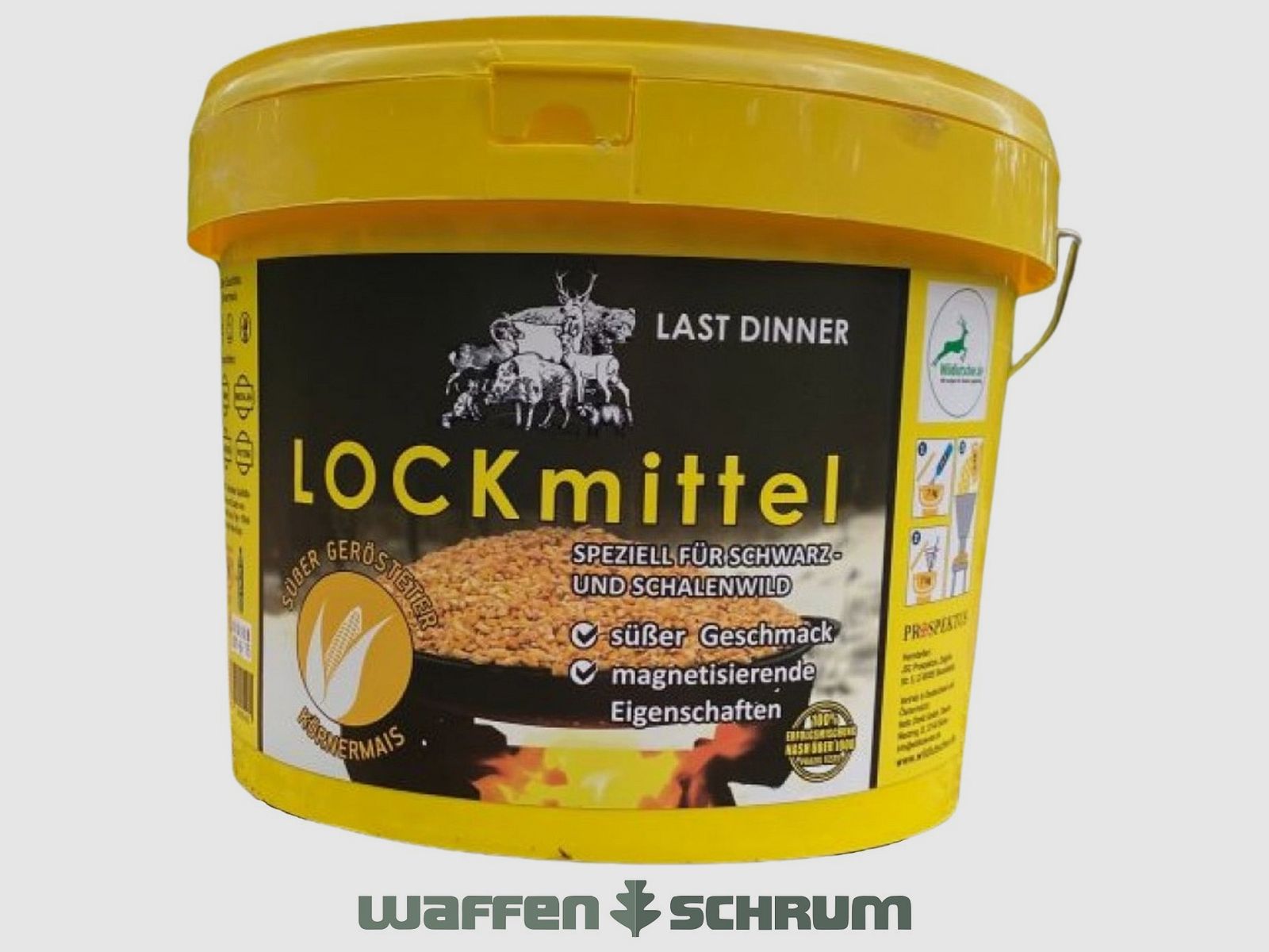 Lecca lecca selvatico Ultima Cena mais tostato 7,1 kg con sciroppo di mais zuccherato