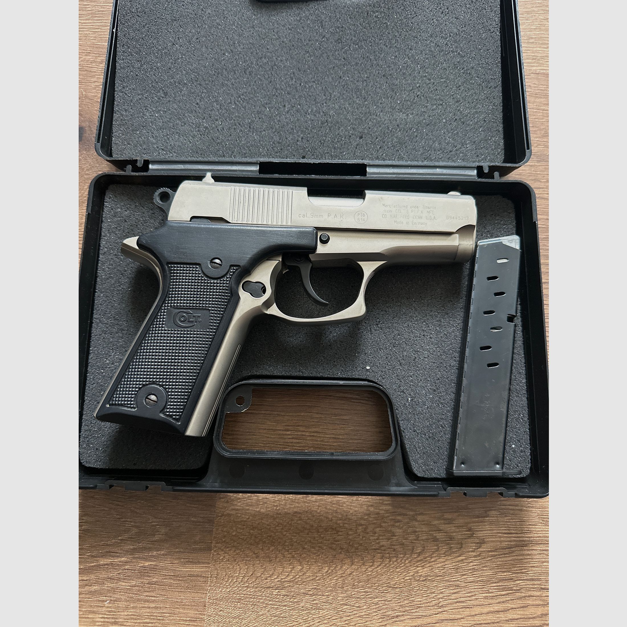 Colt Double Eagle SSW 9mm PAK gebraucht Chrom