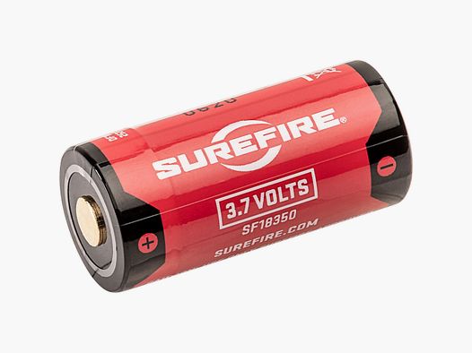 SureFire SF18350 3.7 Volt – Batteria Li-Ion ricaricabile 18350