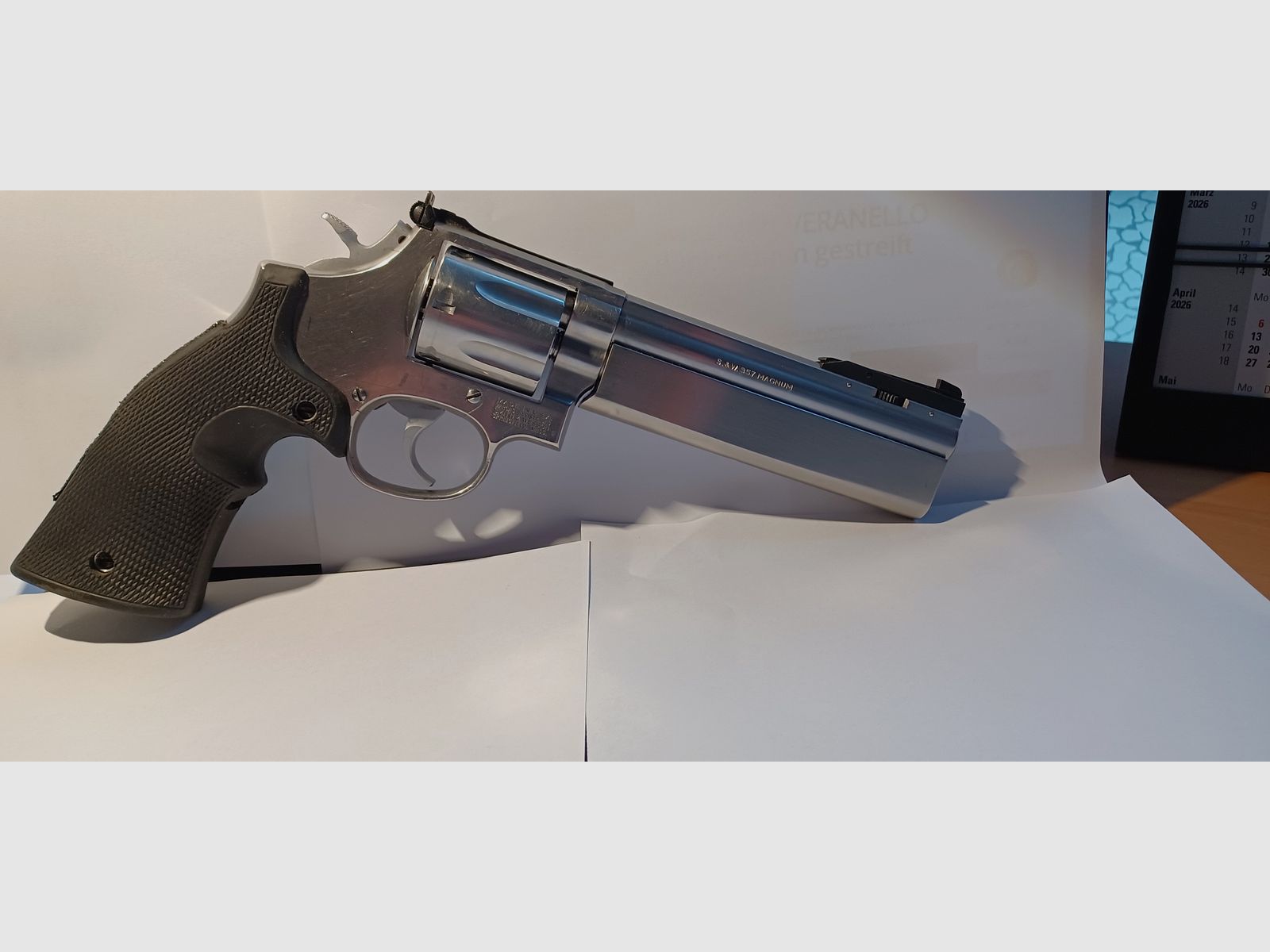 S&W 686-3 AF in 6'' .357Mag. L-Rahmen -alte Qualitätsfertigung ohne internal lock