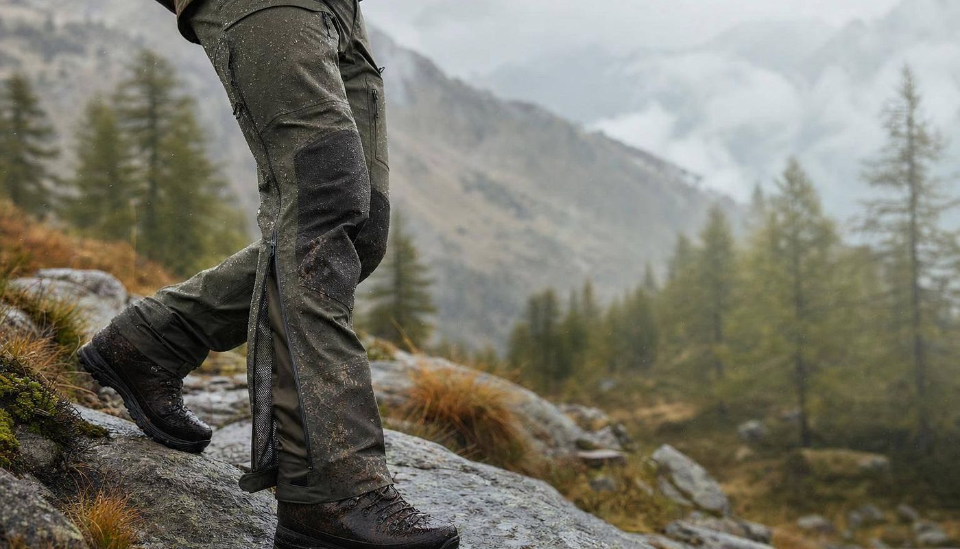 Waterproof hunting pants: models for alpine weather