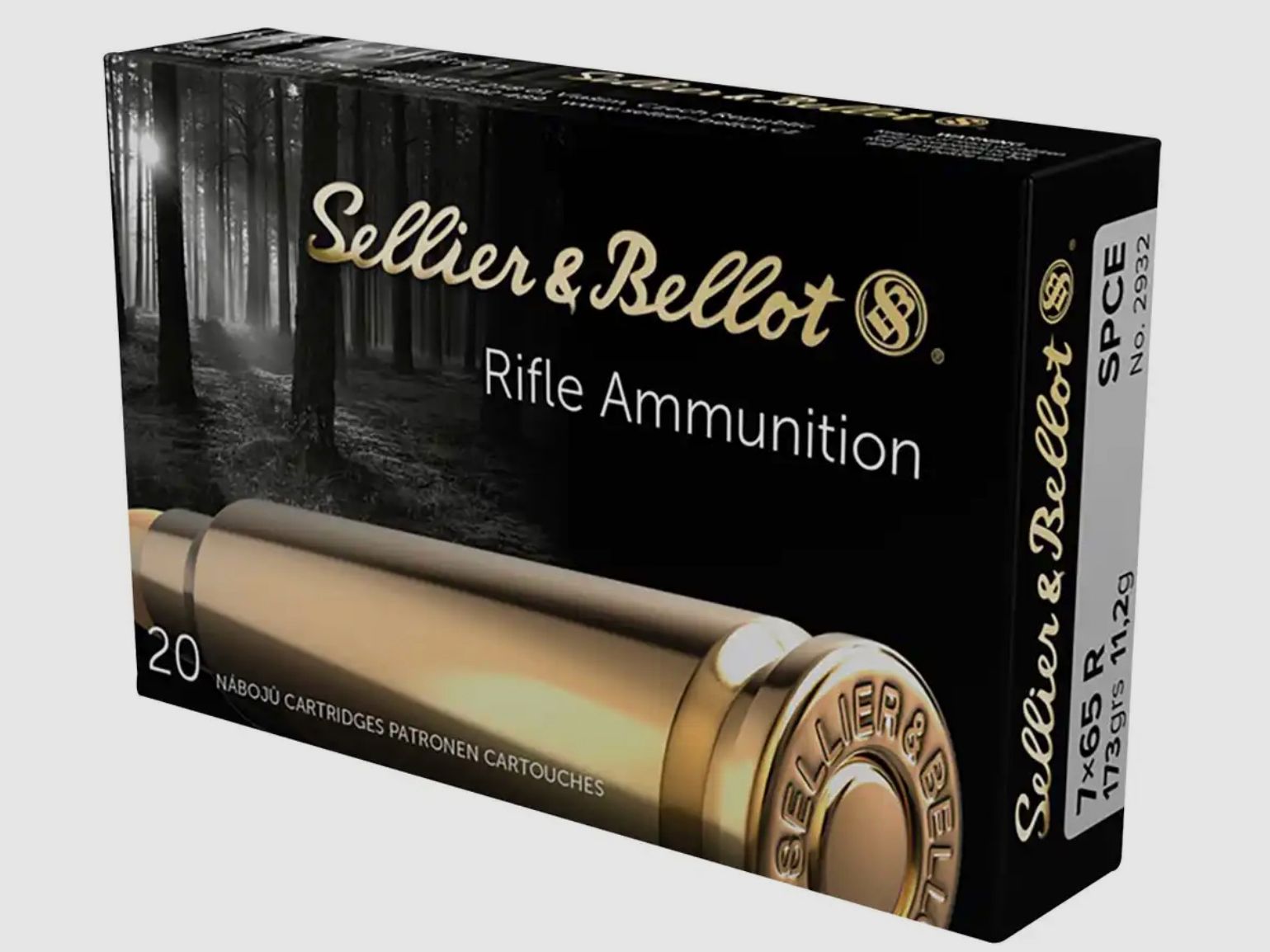 Sellier & Bellot 61131-99 7x65 R partial jacket SPCE 11.2g/173grs.