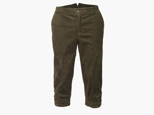 Laksen Herren Kniebundhose Cord Mayfair in Dunkelgrün