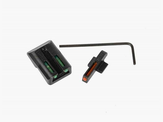 Green sight and red fiber optic sight for 1911