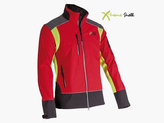 PSS X-treme Softshell-Jacke rot/gelb
