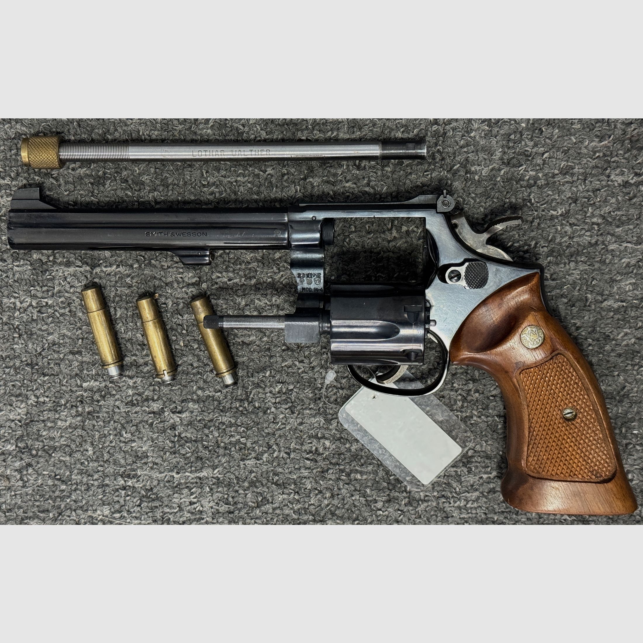 Smith & Wesson Revolver14-4 .38 Special with .22 conversion barrel