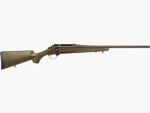 Haenel Jaeger 10 Varmint brüniert, ohne Visierung, grüner Schaft, Kal. .243 Win.