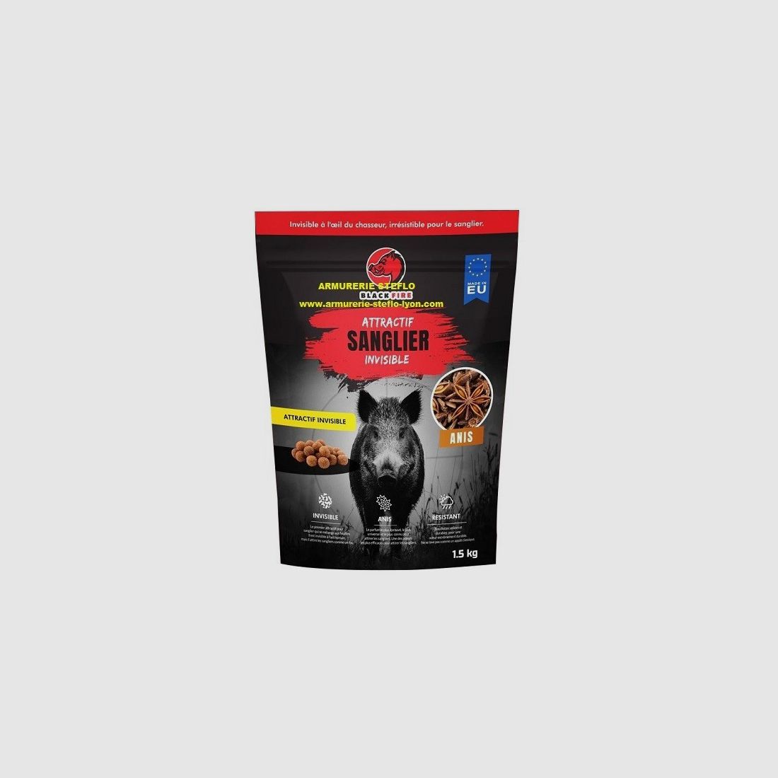 Black Fire attraente cinghiale 1,5kg, immagine 1 di 2