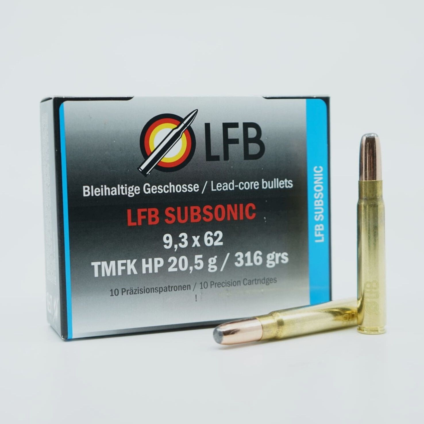 LFB Subsonic 9.3×62 TMFK HP 20.5g