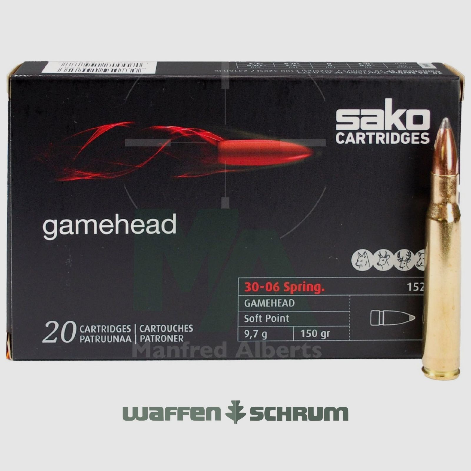 Sako Gamehead SP 9,7g - 150gr .30-06Spring