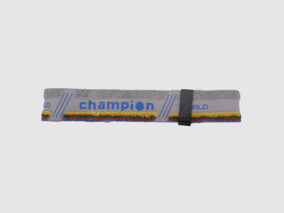 Champion Stirnband Klett grau 1 Clip Schießmütze/Stirnband