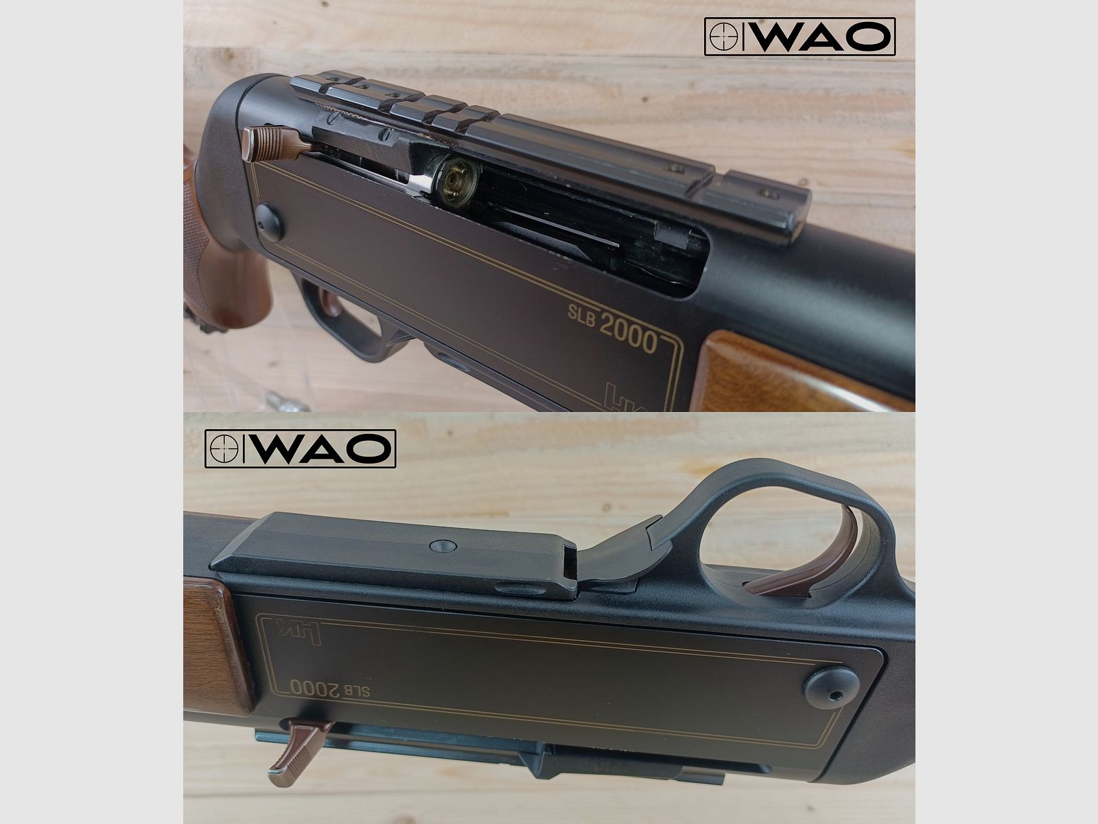 Self-loading rifle H&K SLB 2000 caliber .300WinMag - Heckler & Koch *SLB2000 with case deflector*, image 4 of 7