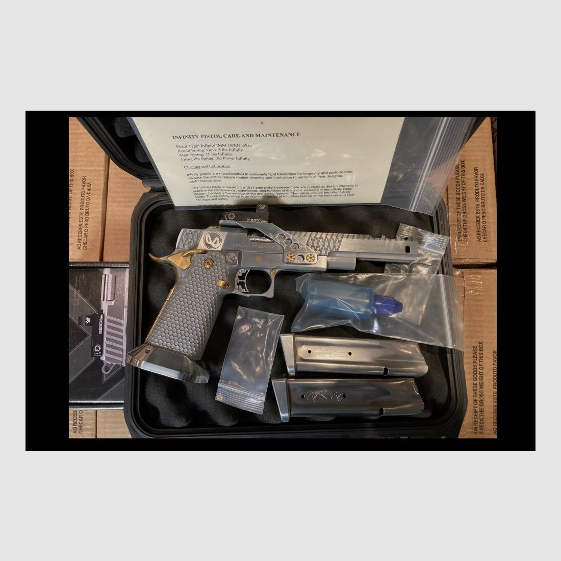 Infinity 2011 IPSC Open Racegun 38 Super Auto