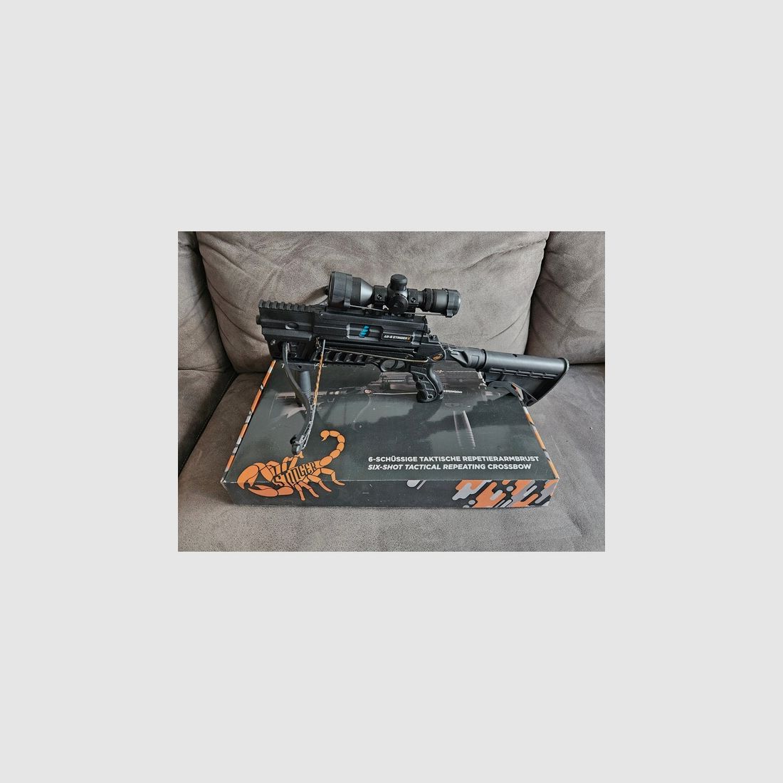 Steambow stinger 2 Tactical inc Scope beleuchtet