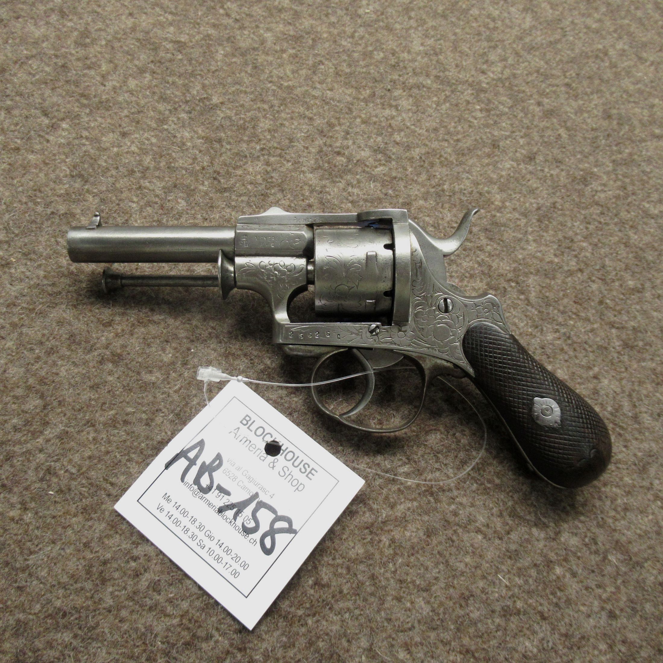 AB-158 revolver a spillo MEYERS mod. artigianale cal. 7mm spillo, immagine 2 di 6