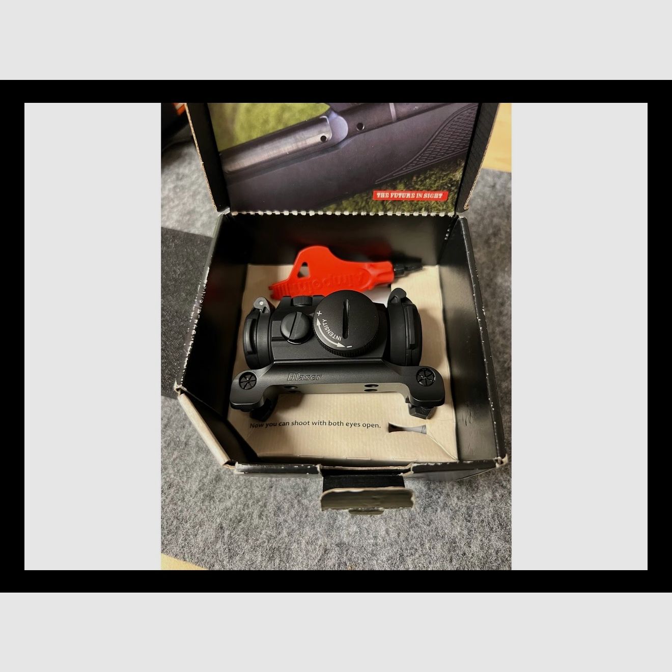 Driven hunt sight Aimpoint Micro H-2 2 MOA - red dot sight with Blaser saddle mount, image 4 of 5
