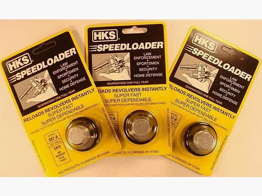 HKS Speedloader Mod. 587-A 7 colpi, 3 pz