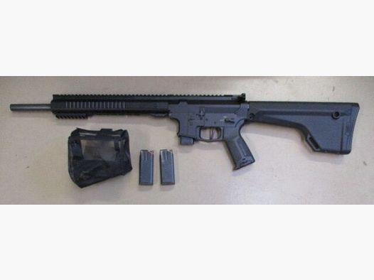 Selbstladebüchse Hera The 9er 16" mit Reservemagazinen, Hülsenfänger The9er