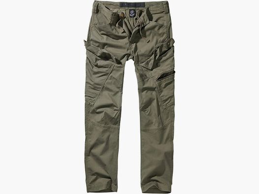 Brandit Adven Trouser slim fit - Olive / S Homme
