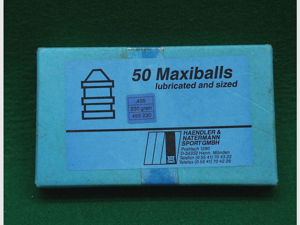 Heandler&Natermann H&N Maxiballs .455 230grain