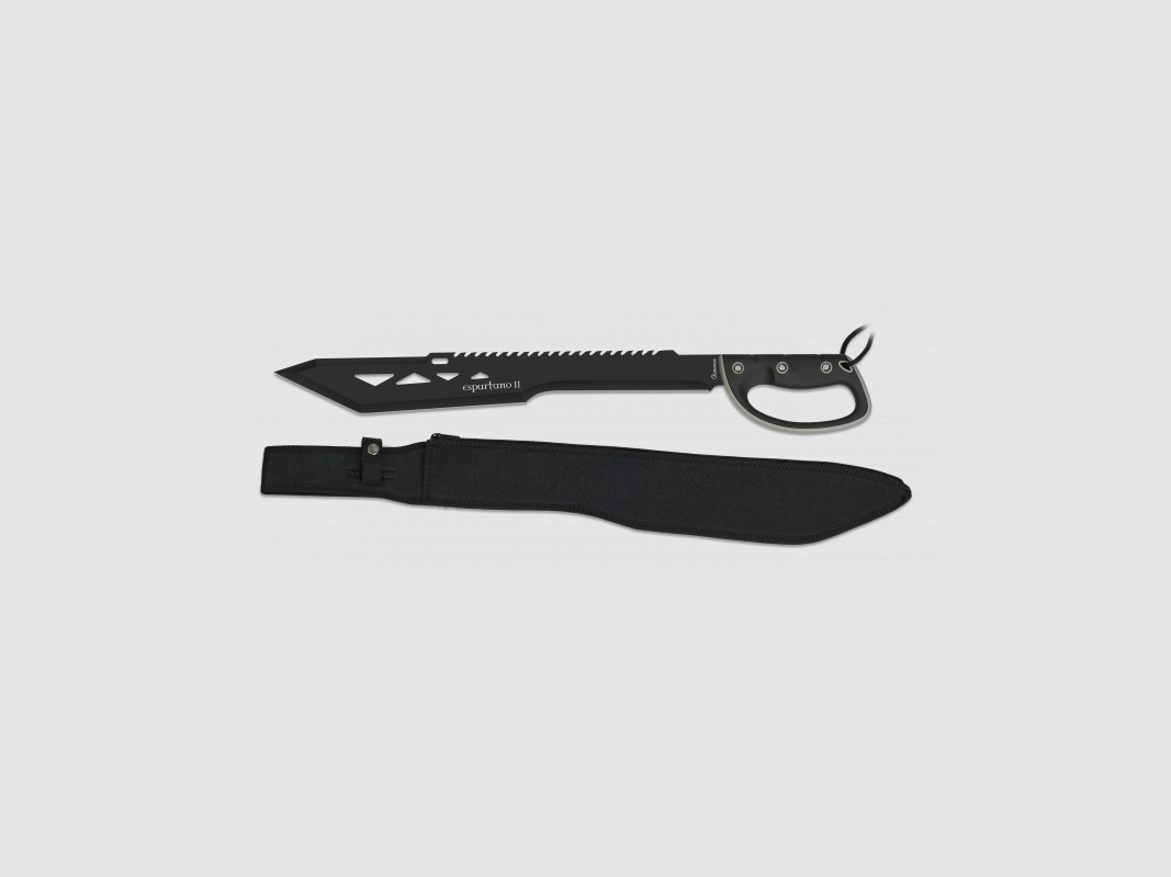 Machete Espartano II con funda de nylon