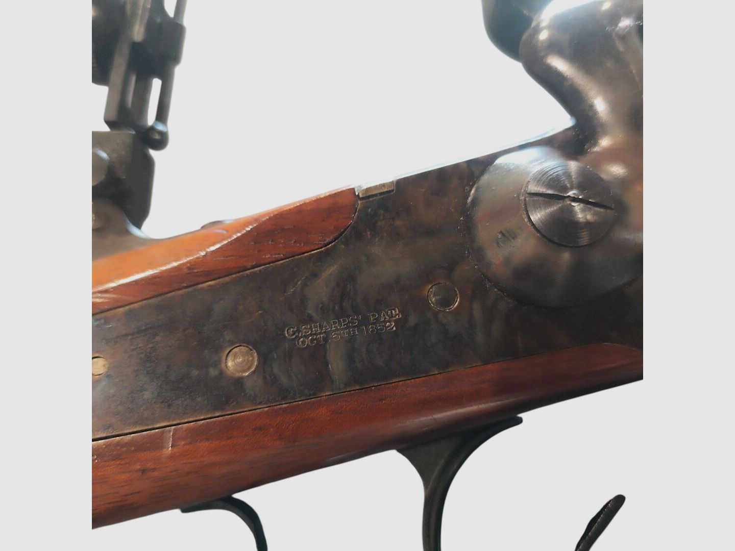 IAB 1874 Kavallerie Sharps Büchse Kal. 45/70 GOVT gebraucht, Bild 3 von 6