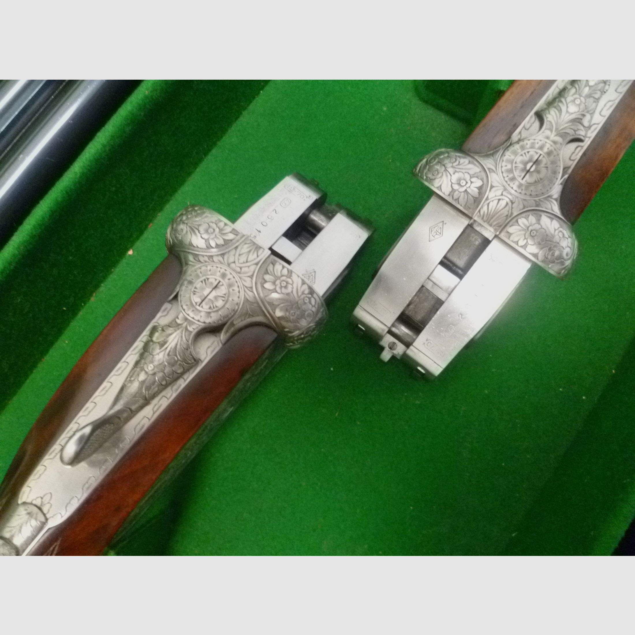 Seitenschloss-Doppelflinten-Pärchen Mauser Bristol 12/70