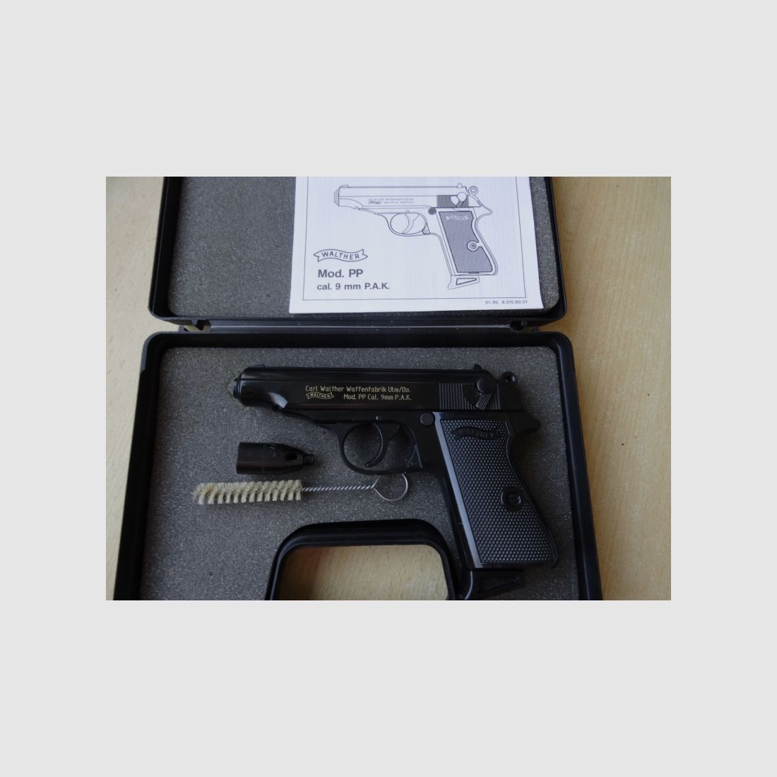 Walther PP Kal 9mm-OVP-PTB-620