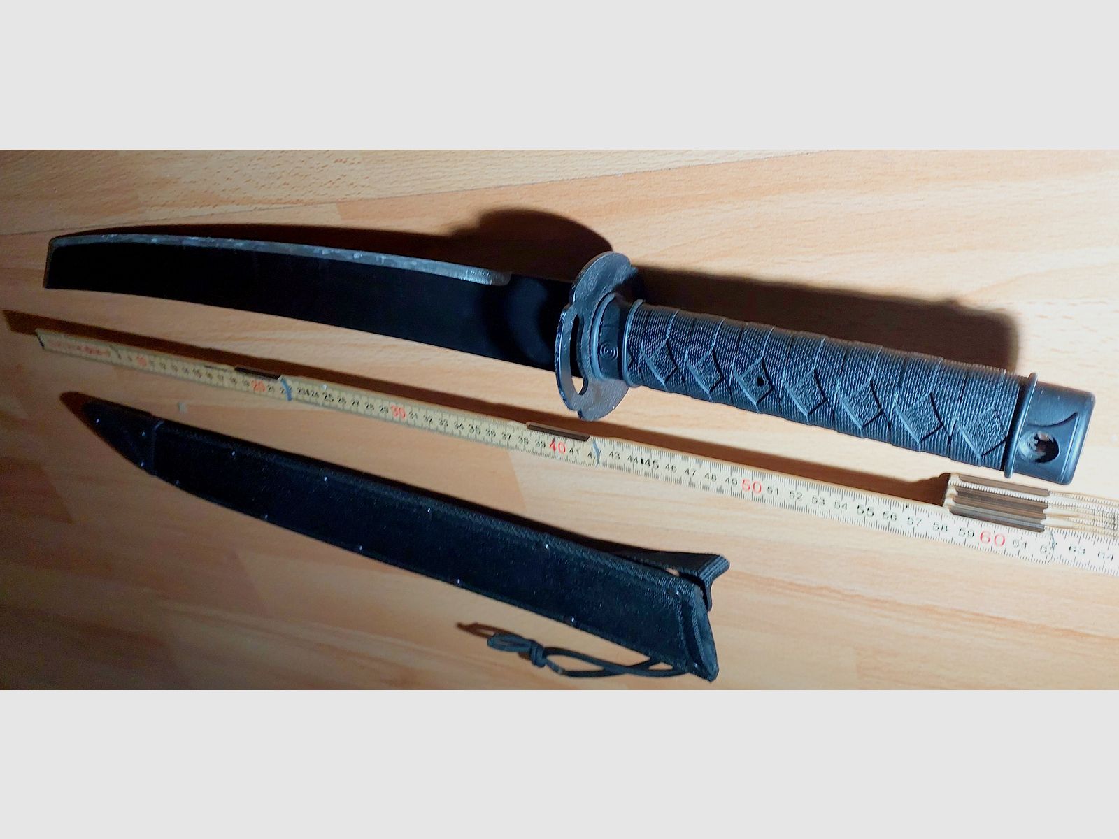 Cold Steel Tactical Wakizashi (piccolo katana) Machete con fodero - Modello 97TKLZ