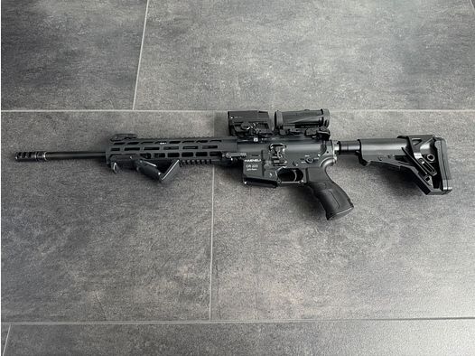 HAENEL CR223  - 16,65"  -  schwarz - langer Handschutz