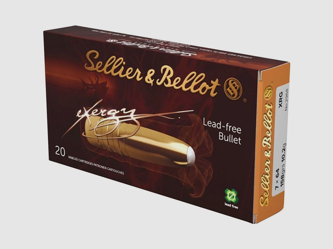 Sellier & Bellot exergy 10,2g / 158grs - 20 pcs. 7x64