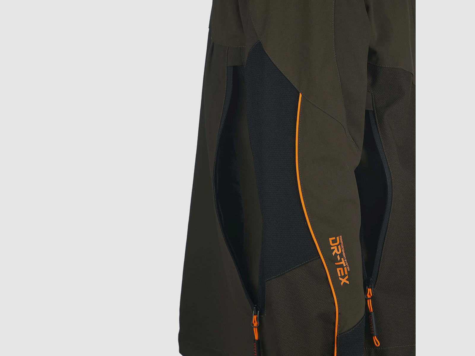 JACKET – MEN – UNIVERS – LAVAREDO W/R GREEN/ORANGE, image 6 of 6