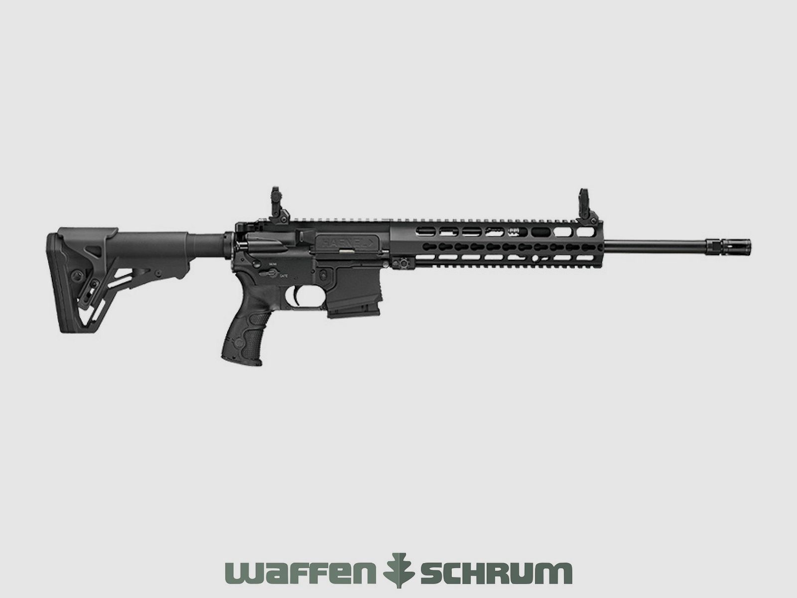 Haenel CR 223 schwarz / Langer Handschutz