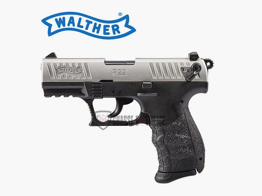 Pistola WALTHER P22Q Standard Nickel Cal. 22 Lr 10 Colpi