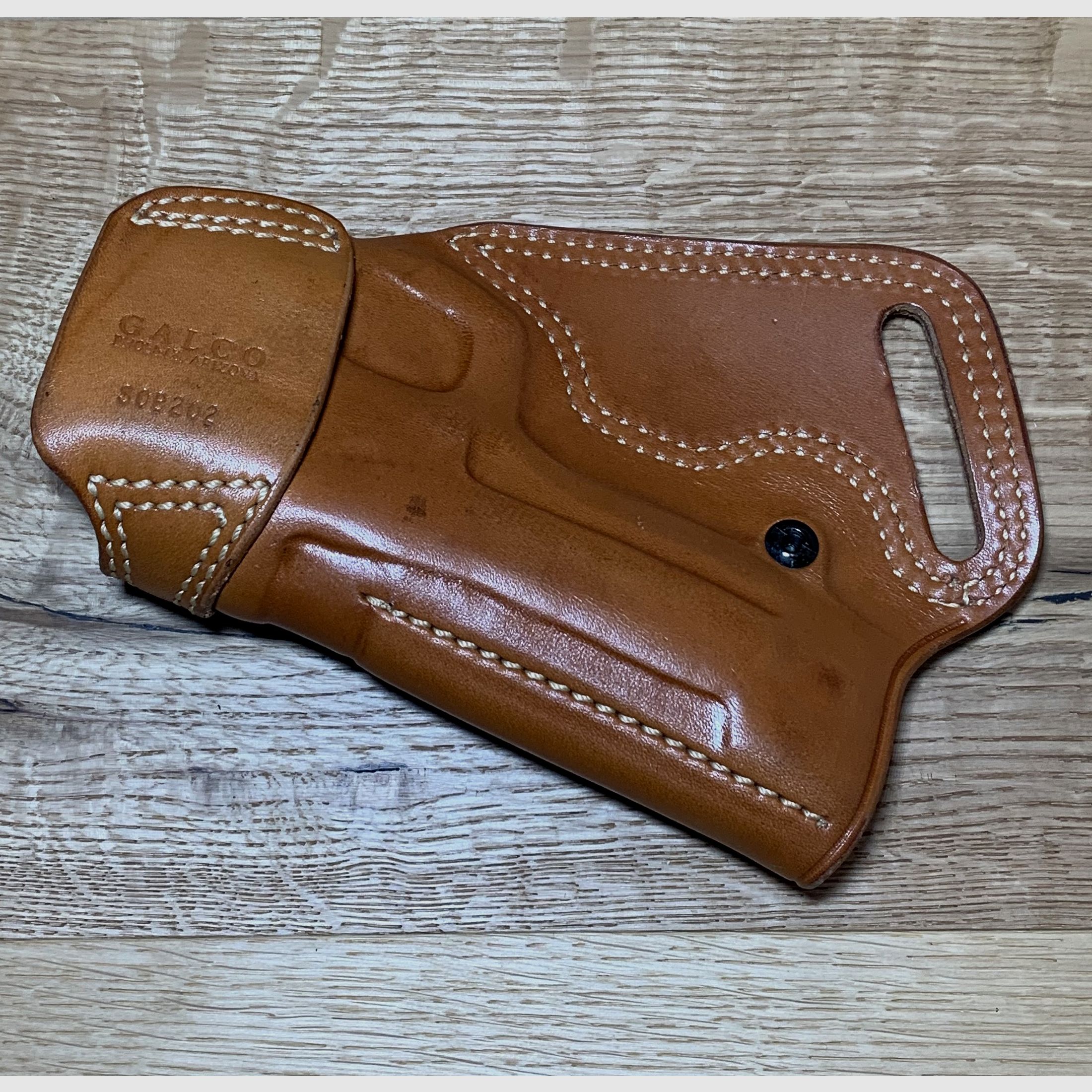 Galco S.O.B. leren holster geschikt voor de Beretta Mod. 92 /92F, ZONDER pistool